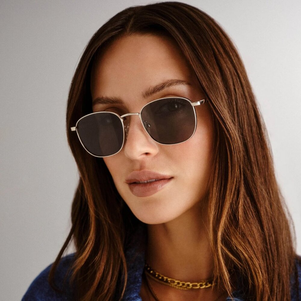 LE SPECS NEPTUNE Bright Gold SUNGLASSES